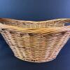 Assorted Household Items in Large Wicker Basket - 2