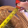 Assorted Household Items in Large Wicker Basket - 3