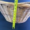 Assorted Household Items in Large Wicker Basket - 4