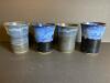Studio Pottery Cups in Blue Glaze