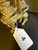Pair of Asian-Style Brass Foo Dog Candle Holders - 7