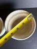 Rosville R.R.P. Co. Pottery Custard Cups - 3