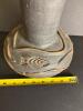 Handmade Studio Pottery Vase With Fish Motif - 3
