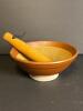 Japanese Suribachi Grinding Bowl with Pestle