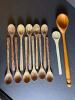 Wooden Spoons With Coconut Wood Finish
