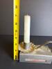 Metal Candle Holder with Matchbox and Handle - 4