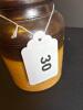 Stoneware Crock Brown and Tan Glazed Jar - 6