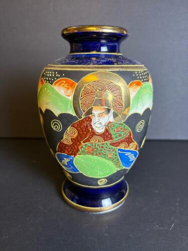 Japanese Satsuma-Style Pottery Vase