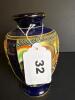 Japanese Satsuma-Style Pottery Vase - 9