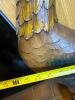 Folk Art-Style Carved Wooden Rooster Wall Sculpture - 3