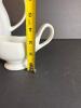 FORLIFE White Ceramic Pitcher and Gravy Boat - 3