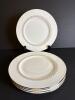 Five Lenox Quatrefoil Fine Bone China Plates