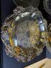 Assorted Glass Relish Trays and International Brass Serving Trays - 3