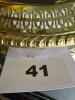 Assorted Glass Relish Trays and International Brass Serving Trays - 10