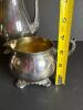 Victorian Rose Silverplate Tea Set by Wm Rogers & Son - 4