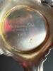 Victorian Rose Silverplate Tea Set by Wm Rogers & Son - 7