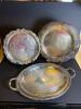 Silverplated Serving Trays, Victorian-Style