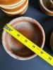 Stoneware Ramekins, Candle Bases, and Coasters Assortment - 3