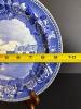 Wedgwood Blue Transferware Plate Fort Ticonderoga South Wall Scene - 2