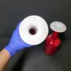 Pair of Red Cased Glass Vases with Flared Rims - 2