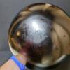 Signed Blackware Pottery Jar with Geometric Carvings - 5