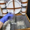Wicker Picnic Baskets with Plates, Mugs, Glasses, and Utensils - 4