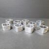 Mixed Metal Round and Square Spacer Bushings - 2