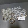 Mixed Metal Round and Square Spacer Bushings - 6