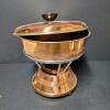 Continental Silver Co. Copper Chafing Dish with Aluminum Accessories - 4