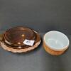 Anchor Hocking Glass Casserole Dish with Basket, White Oven Dish with Basket - 7