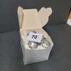 Pewter Salt and Pepper Shakers with Napkin Rings - 5