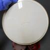 Red Boy Design Decorative Plate with Ruby Glass Sherbet Cups - 6
