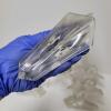 Art Deco-Style Clear Glass Double Candleholders - 4