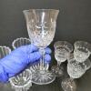 Cut Glass Vases, Bowls, and Crystal Wine Glasses in Mixed Styles - 4