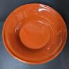 Glazed Terracotta Bowl with Wooden Tripod Stand - 2