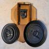 Wall Clocks: Wooden Regulator, Black London, Red Skytimer - 5