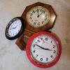 Wall Clocks: Wooden Regulator, Black London, Red Skytimer - 7