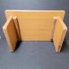 Wood Veneer Low Table Rectangular Minimalist Style - 3