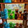 Apothecary Jars in Blue, Green and Amber Glass, Modern-Style - 5