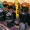 Apothecary Bottles Amber Glass With Ground Stoppers - 4