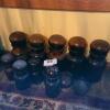 Apothecary Bottles Amber Glass With Ground Stoppers - 5