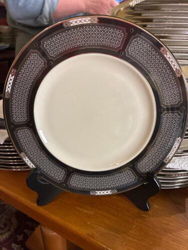 Lenox Hancock Platinum Dinner Plates and Salad Plates