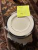 Lenox Hancock Platinum Dinner Plates and Salad Plates - 9