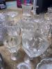Assorted Clear Pressed Glass Tableware and Serveware Collection - 4