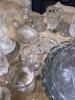 Assorted Clear Pressed Glass Tableware and Serveware Collection - 5