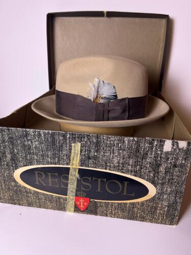 Mallory by Stetson 3X Beaver Fedora with Feather Accent