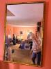 Wall Mirror With Faux Bamboo Frame 34 1/2" x 24"