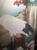 Framed Asian-Style Bird and Floral Textile Wall Hangings - 2