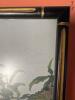Framed Asian-Style Bird and Floral Textile Wall Hangings - 3