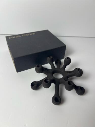 Dansk Designs Cast Iron Candle Holder